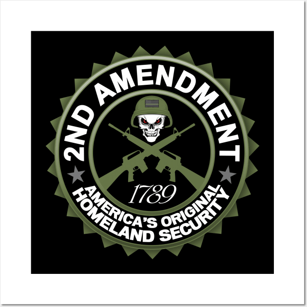 2nd. Amendment Wall Art by razrgrfx